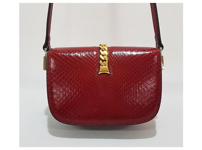 Gucci Borsa a tracolla mini Silvie in pitone - vista 4