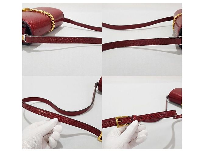 Gucci Borsa a tracolla mini Silvie in pitone - vista 5