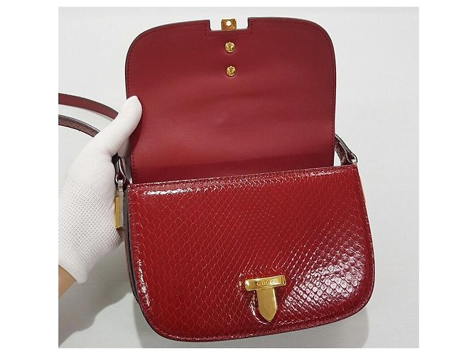 Gucci Borsa a tracolla mini Silvie in pitone - vista 8