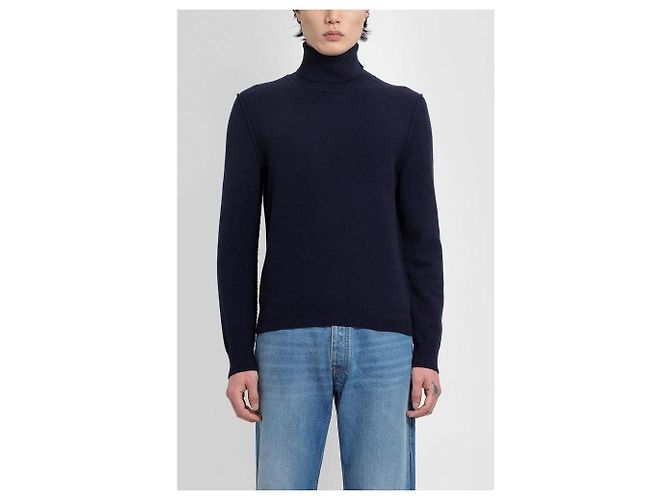 Maison Martin Margiela Maison Margiela Rollkragenpullover aus Kaschmir Schwarz - Ansicht 12
