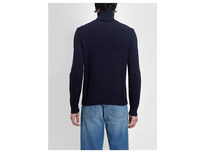 Maison Martin Margiela Maison Margiela Rollkragenpullover aus Kaschmir Schwarz - Ansicht 14