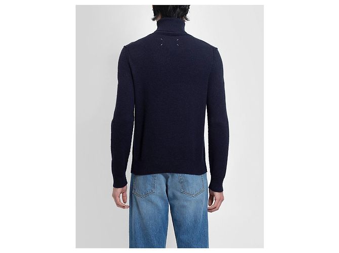 Maison Martin Margiela Maison Margiela Rollkragenpullover aus Kaschmir Schwarz - Ansicht 4