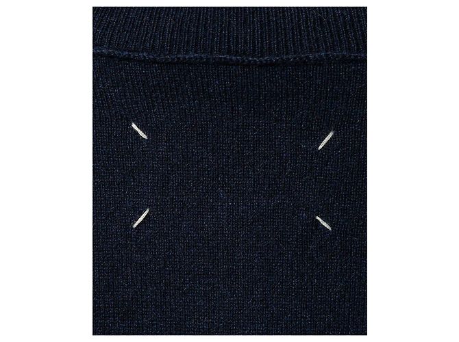 Maison Martin Margiela Maison Margiela Rollkragenpullover aus Kaschmir Schwarz - Ansicht 9