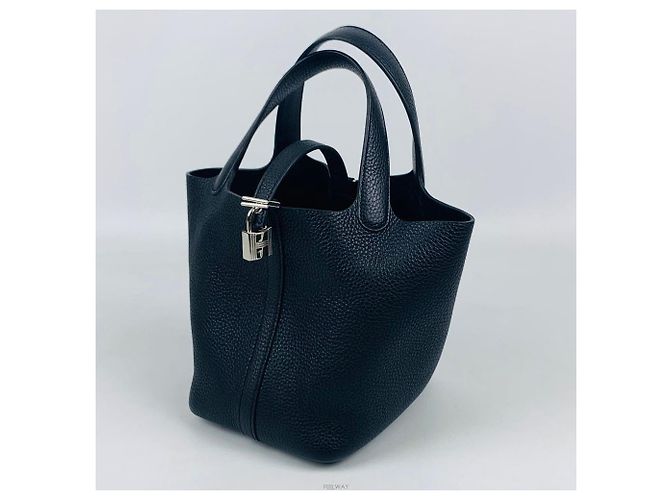 Hermès Picotin Lock Preto - vista 2