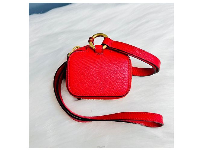 Custodia per AirPods con logo Valentino Garavani Rosso - vista 4