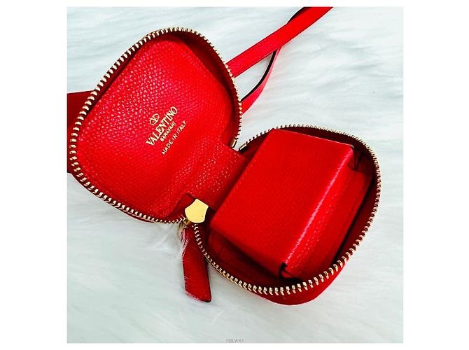 Custodia per AirPods con logo Valentino Garavani Rosso - vista 7