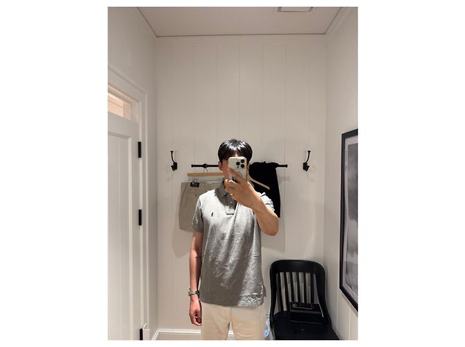 Ralph Lauren Polo-Mesh Kurzarm-T-Shirt Weiß - Ansicht 3