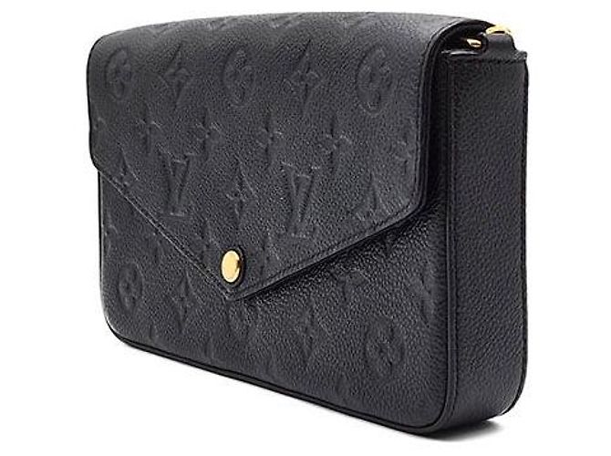 Louis Vuitton Pochette Empreinte Felicie Nero - vista 2