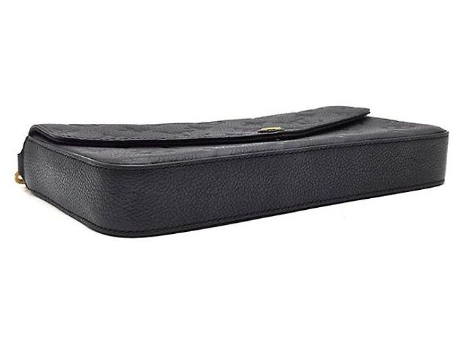 Louis Vuitton Pochette Empreinte Felicie Nero - vista 7
