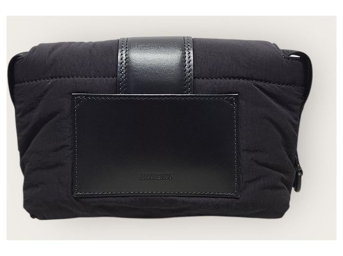 Jacquemus Borsa a tracolla Le Petit Bambino in nylon nero - vista 5