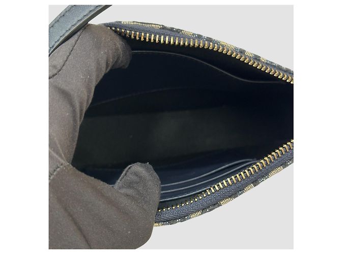 Dior Pochette à l'épaule Saddle Oblique Rodeo Blue Bleu - vue 5