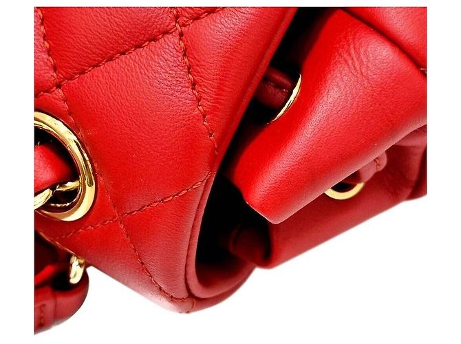 Chanel Urban Spirit Rucksack aus Lammleder Rot - Ansicht 6