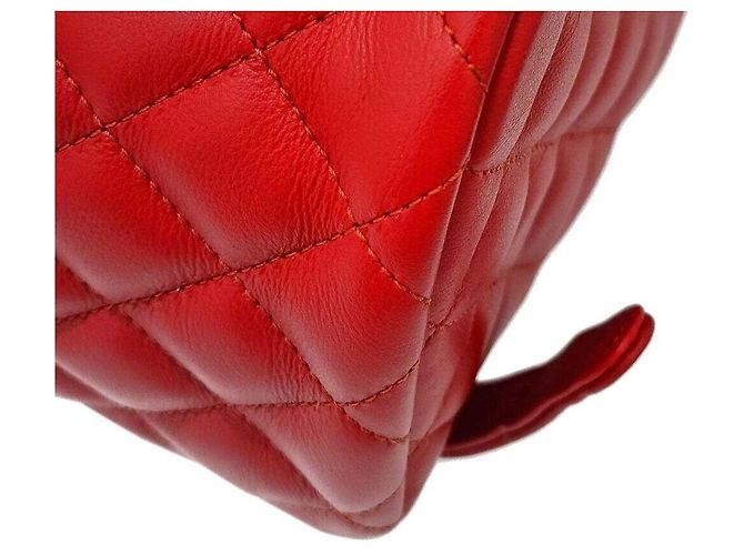 Chanel Urban Spirit Rucksack aus Lammleder Rot - Ansicht 7