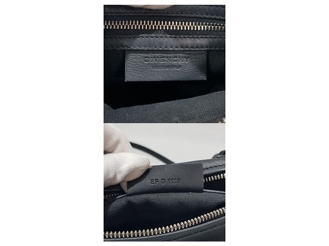 Givenchy Mini borsa a tracolla in metallo Pandora Nero - vista 10