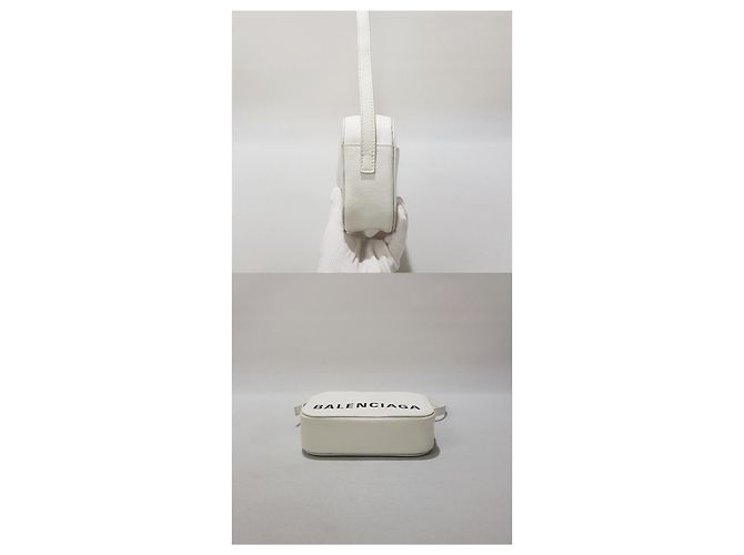 Camera Borsa a tracolla Ville di Balenciaga Bianco - vista 4