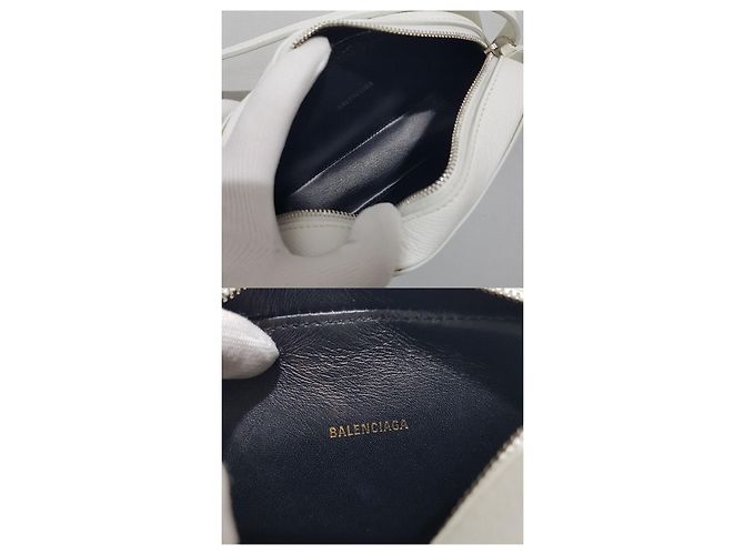 Camera Borsa a tracolla Ville di Balenciaga Bianco - vista 9