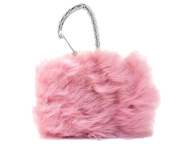 Chanel Cartera con gancho de shearling Rosa - vista 2