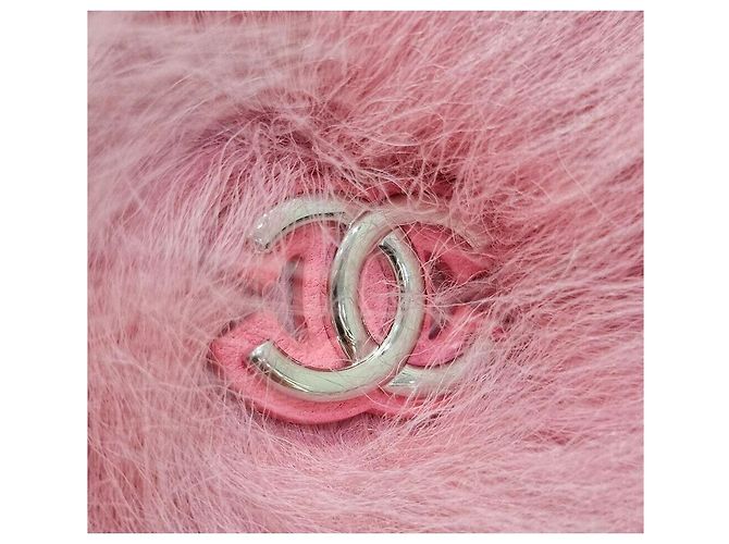 Chanel Cartera con gancho de shearling Rosa - vista 6