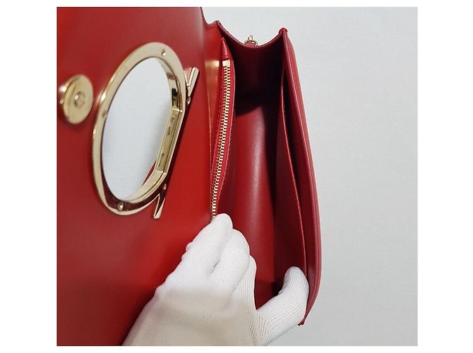 Salvatore Ferragamo Mini borsa a tracolla con patta Gancini Argento - vista 9
