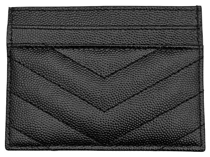 Saint Laurent Tarjetero Monogram Negro - vista 2