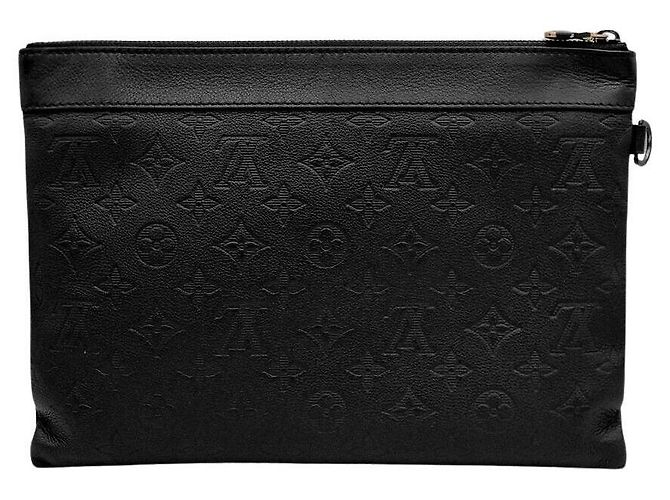 Louis Vuitton Clutch Pochette Shadow Nero - vista 2