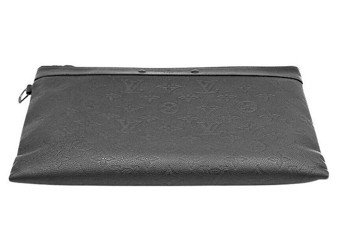 Louis Vuitton Clutch Pochette Shadow Nero - vista 5