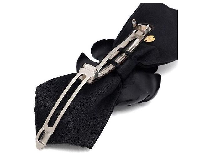 Chanel Fermaglio per Capelli Camelia Nera Nero - vista 6