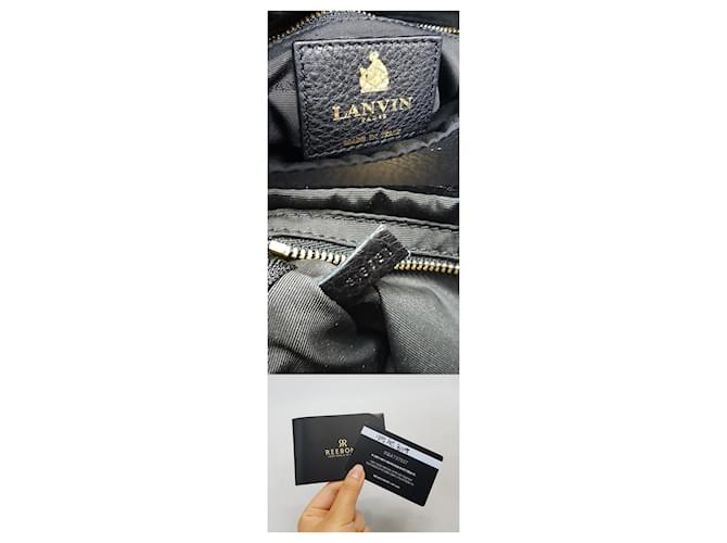Lanvin Borsa a tracolla Sugar Chain Nero - vista 9