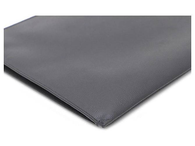 Saint Laurent Clutch e custodia per tablet con zip classica Nero - vista 5