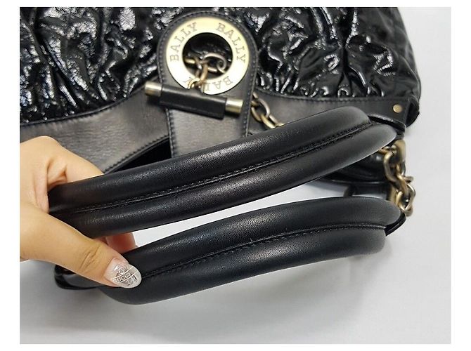Bally Schultertasche für Damen Schwarz - Ansicht 5