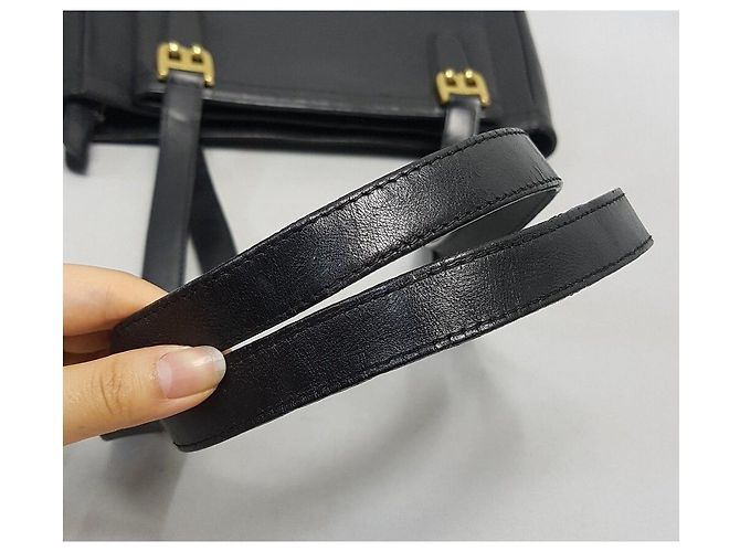 Bally Borsa a tracolla in pelle nera Nero - vista 5
