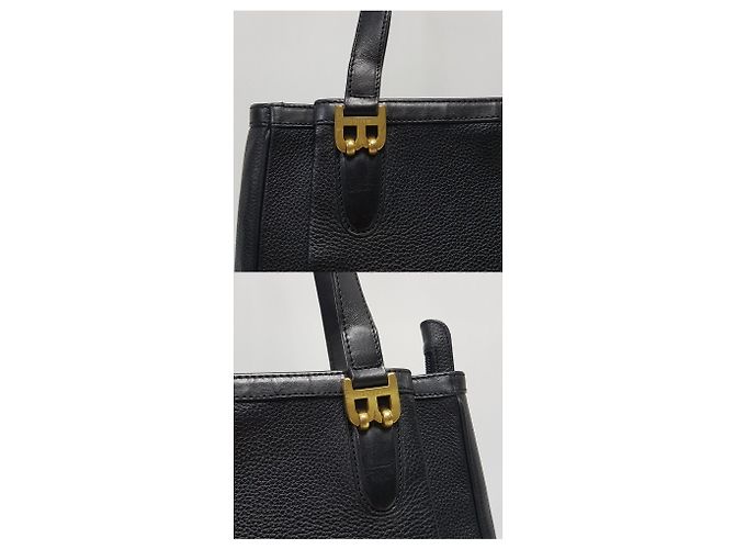 Bally Borsa a tracolla in pelle nera Nero - vista 6