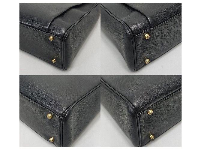 Bally Borsa a tracolla in pelle nera Nero - vista 8