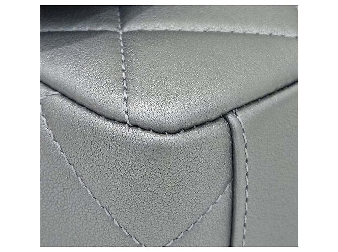 Chanel Mini borsa a tracolla in agnello Argento - vista 7