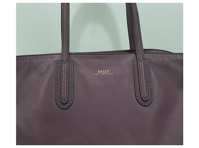 Bally Borsa a tracolla in pelle Porpora - vista 3