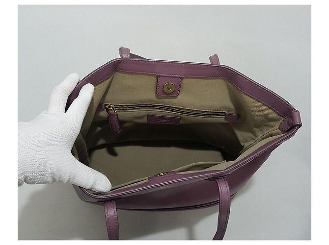 Bally Borsa a tracolla in pelle Porpora - vista 9