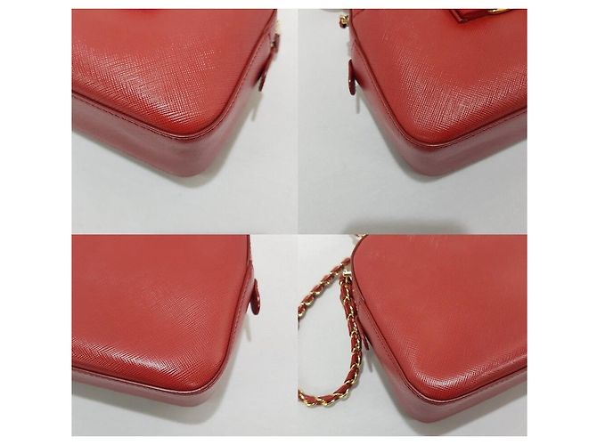 Salvatore Ferragamo Borsa a tracolla Lydia Rosso - vista 8