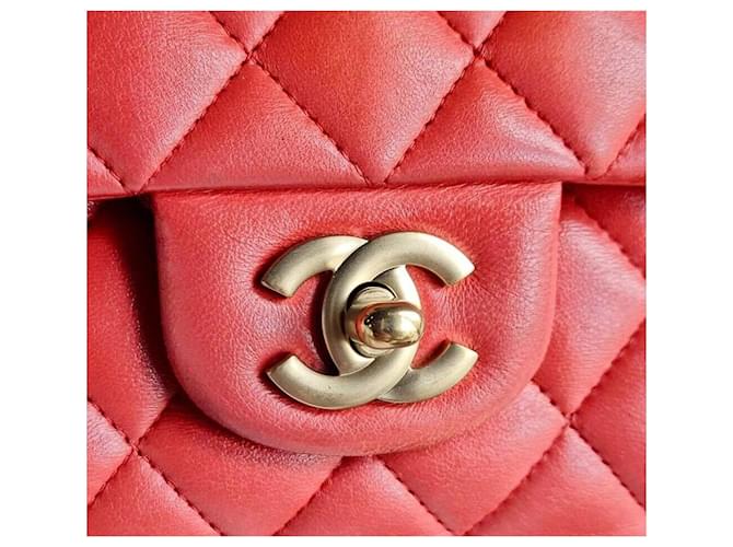 Chanel Lammleder Classic Medium Pink - Ansicht 8