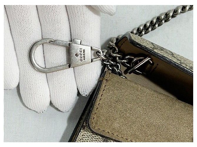 Gucci Borsa a tracolla Dionysus Super Mini con catena Multicolore - vista 7