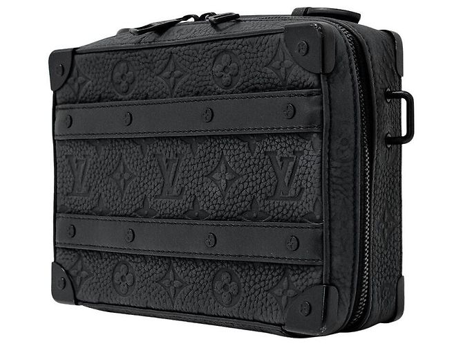 Louis Vuitton Mala Soft Trunk com alça Toulon Preto - vista 2