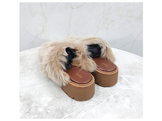Céline Mule in lana voluminosa Triope - vista 4