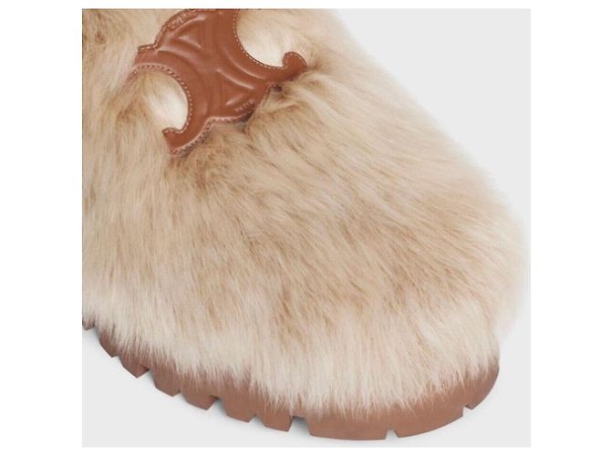 Céline Mule in lana voluminosa Triope - vista 8