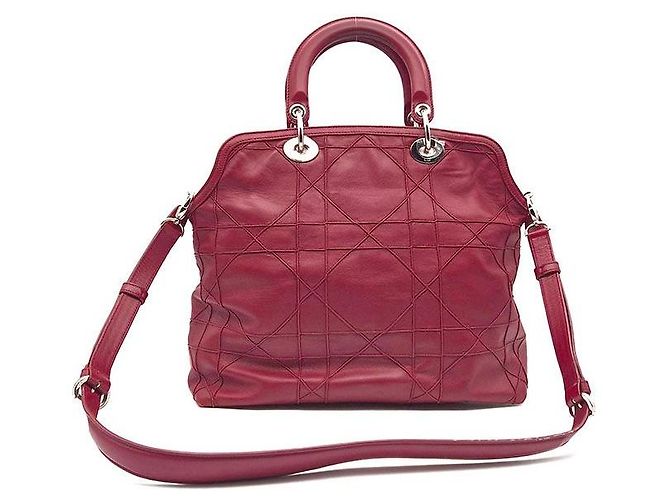 Dior Christian Cannage Granville Rosso - vista 3