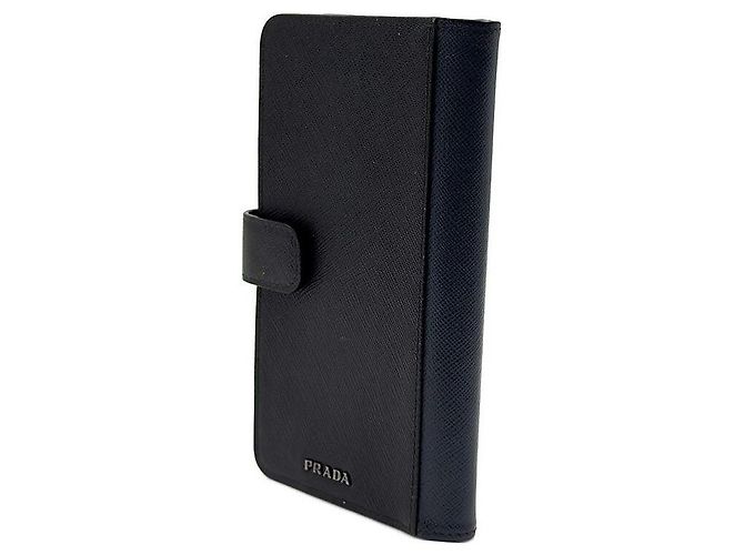 Prada Saffiano Long Wallet Schwarz - Ansicht 2