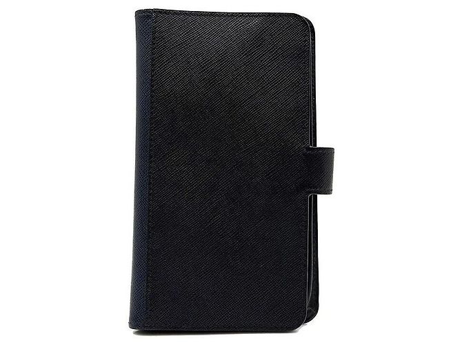 Prada Saffiano Long Wallet Schwarz - Ansicht 4