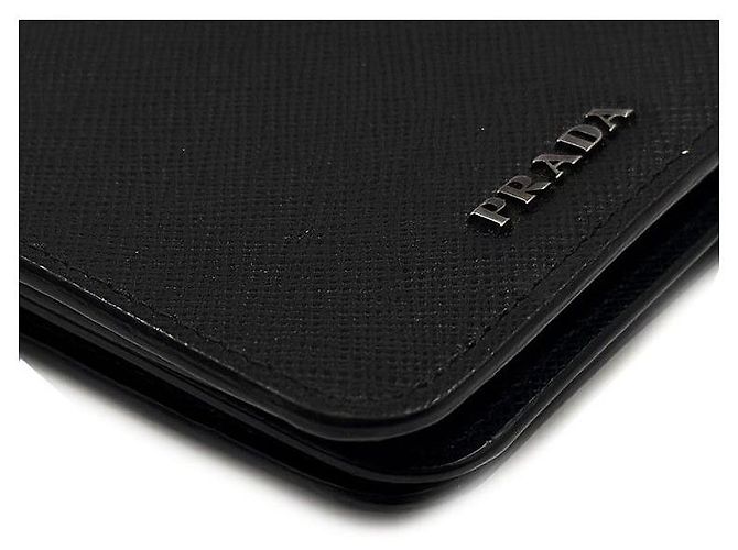 Prada Saffiano Long Wallet Schwarz - Ansicht 9
