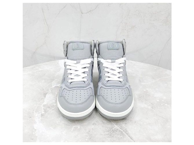 Dior Sneakers alte CD Diamond Argento - vista 2
