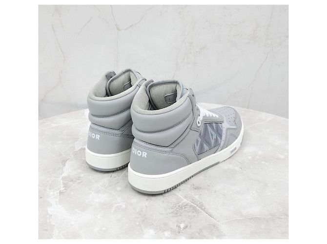Dior Sneakers alte CD Diamond Argento - vista 5