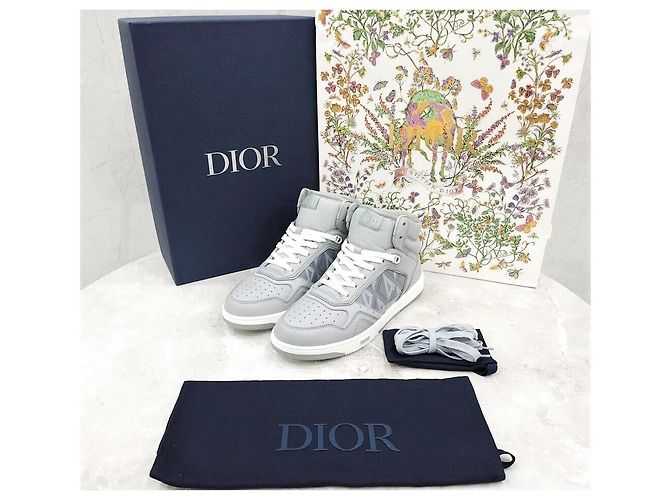 Dior Sneakers alte CD Diamond Argento - vista 8