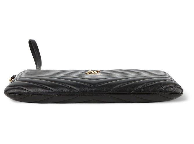 Saint Laurent Clutch Matelassé Small D'oro - vista 6